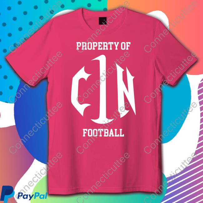 Property Of Cin Football Hoodie